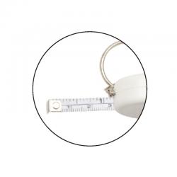 Comma Shape Tape Measure Ballpoint Pen