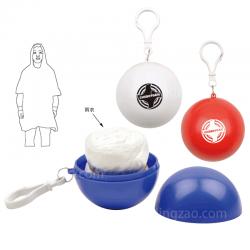 Pocket Ball Rain Poncho