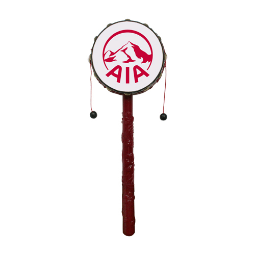 Chinese Traditional Handshake Drum (6.5 x 24cm )