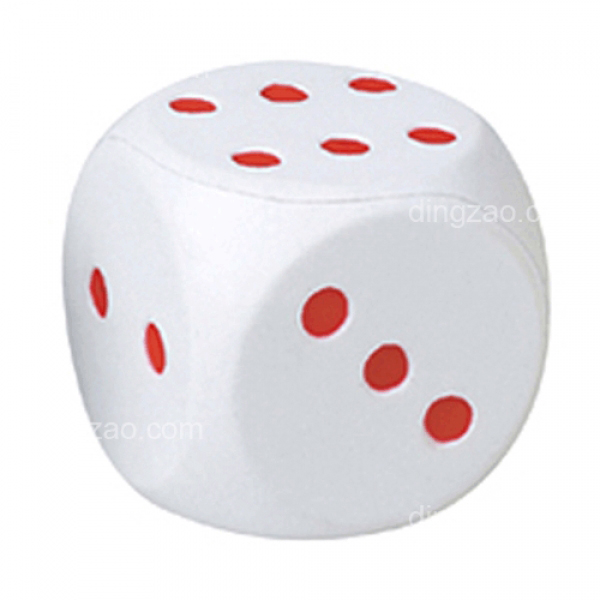 Dice-shape Stress Ball (5.5 x 5.5 x 5.5cm)