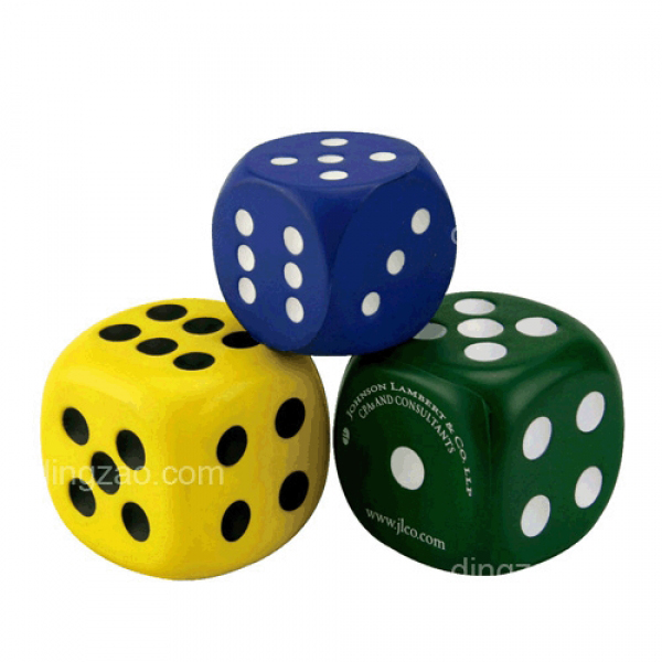 Dice-shape Stress Ball