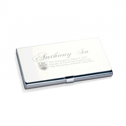 Mirror-polished Metal Card Holder