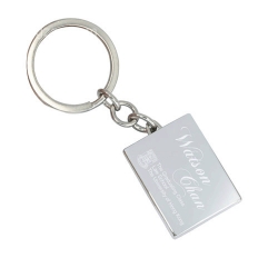 Square Photo Frame Keychain