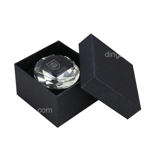 Diamond-shape Crystal Paperweight (6 cm)