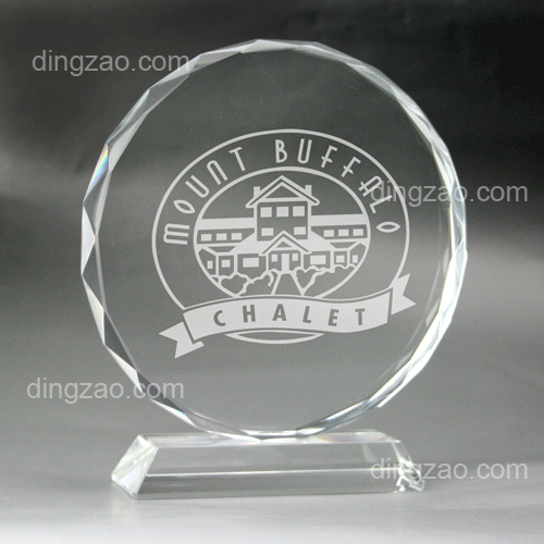 Sunflower Crystal Trophy (13 x 14.5 x 3.3 cm)