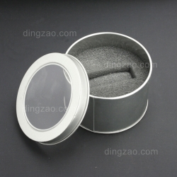 Round USB Metal Box with Window