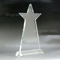 Custom Shape Crystal Trophy