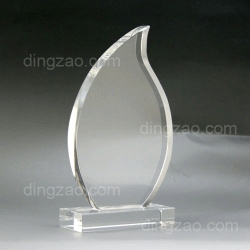 Custom Shape Crystal Trophy