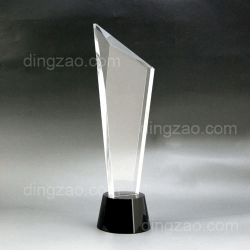 Custom Shape Crystal Trophy