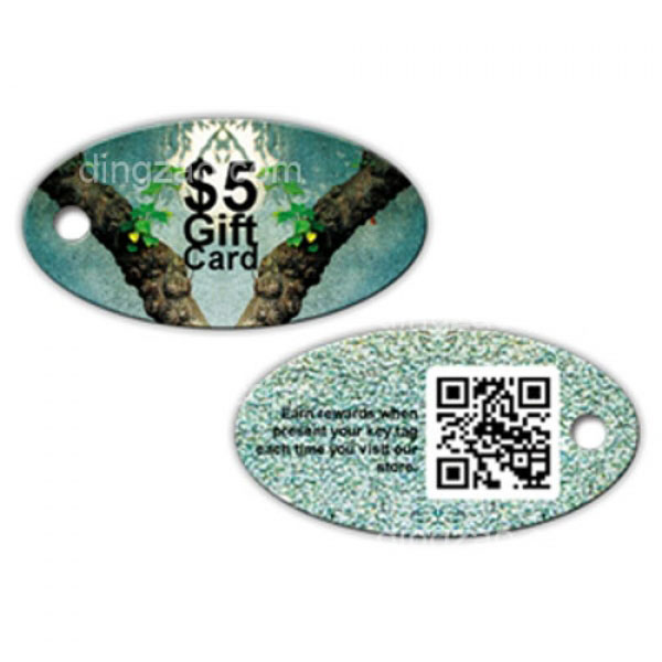 Oval shape Key Card
