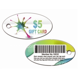 Oval shape Key Card