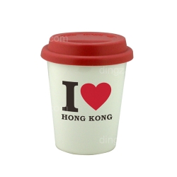 Tumbler with Rubber Grip and Lid
