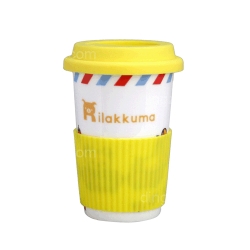 Ceramic Mug with Rubber Lid