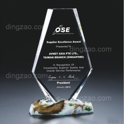 Ceramic Crystal Trophy (Strip Shape)