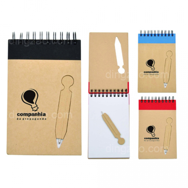 Eco Friendly Notebook with Ballpoint Pen