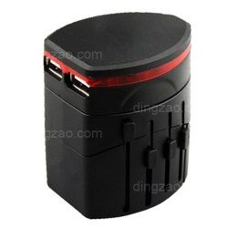 Universal Travel Adapter with Double USB
