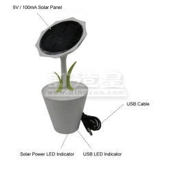 Sunflower Solar Flower Charger