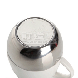 Tummy Ceramic Mug with stainless Base