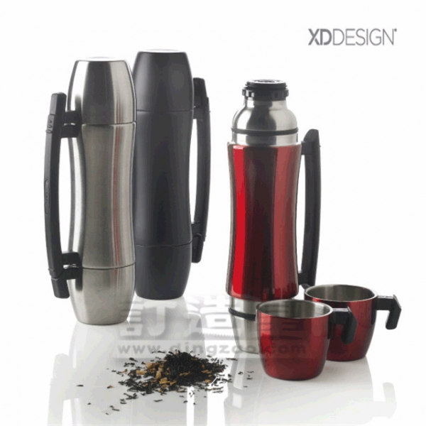 Wave Grip 2-in-1 stainless Vacuum Flask