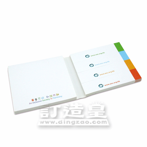 Combined Sticky Memo Pad (6.3 x 6.8cm/100 sheets)