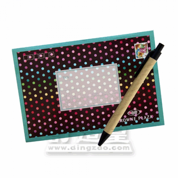 Envelop Memo Pad with Pen