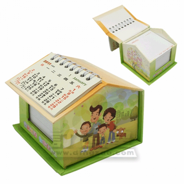 House-shape Memo Holder with Calendar