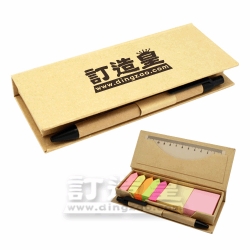 Eco Friendly Memo Holder with Pen & Ruler