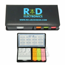 Multi-Compartment Memo Holder With Calendar Card