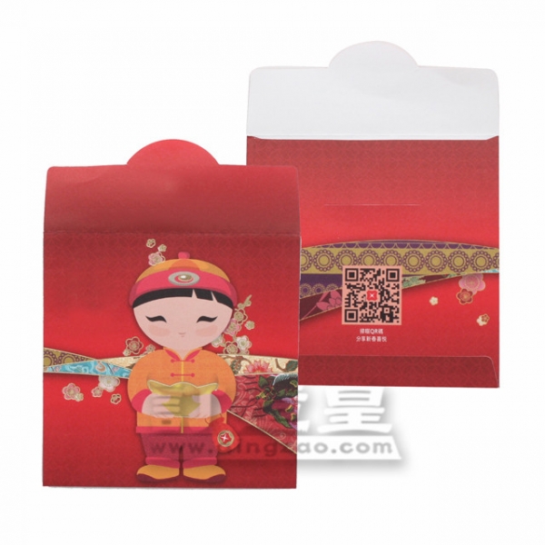 彩印上開口利是封 (9 x 9 cm)