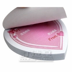 Custom Shape Memo Pad