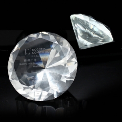 鑽石型合成水晶紙鎮 伊利沙伯醫院
