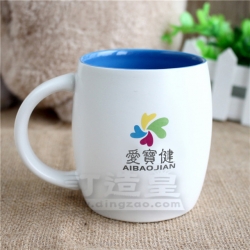 酒桶陶瓷杯