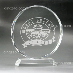 Sunflower Crystal Trophy (13 x 14.5 x 3.3 cm)
