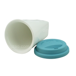 Square Bottom Tumbler with Rubber Lid