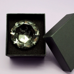 鑽石型水晶紙鎮 (6.0 cm) 